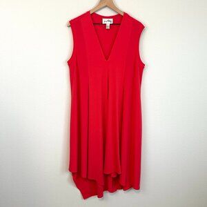 Joseph Ribkoff Coral Sleeveless Midi Dress Size 14